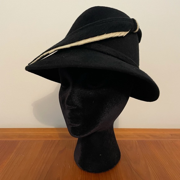 Vintage Lilly Daché Debs Fur Felt Fedora - Picture 1 of 6